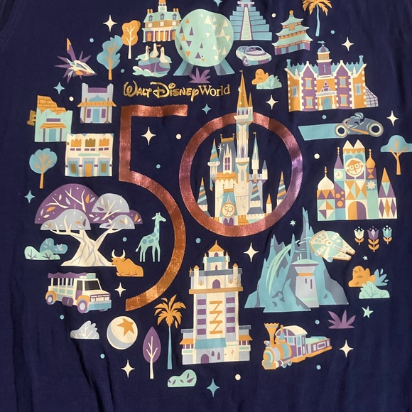 Disney World 50th Tank Top - Picture 2 of 3